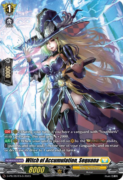 Witch of Accumulation, Sequana (Foil) (D-PR/267EN-S) [Clash of Heroes] | Total Play