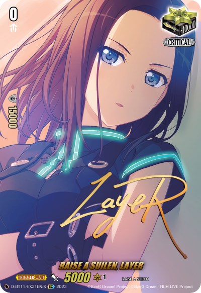 RAISE A SUILEN, LAYER (Signature) (D-BT11/EX31EN-S) [Clash of Heroes] | Total Play