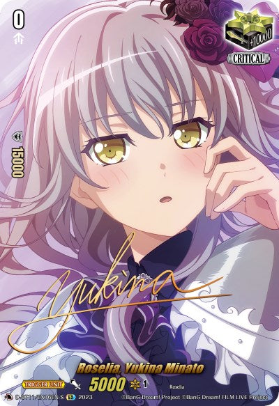 Roselia, Yukina Minato (Signature) (D-BT11/EX16EN-S) [Clash of Heroes] | Total Play