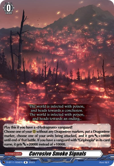 Corrosive Smoke Signals (D-BT11/056EN) [Clash of Heroes] | Total Play