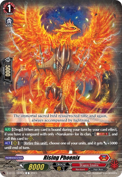 Rising Phoenix (D-BT11/062EN) [Clash of Heroes] | Total Play