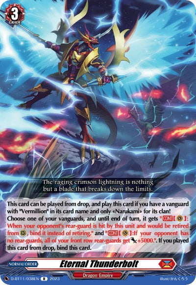 Eternal Thunderbolt (D-BT11/038EN) [Clash of Heroes] | Total Play