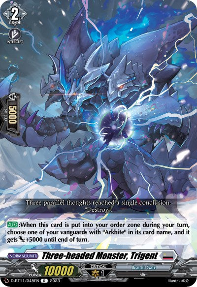 Three-headed Monster, Trigent (D-BT11/045EN) [Clash of Heroes] | Total Play