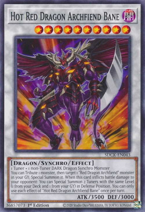 Hot Red Dragon Archfiend Bane [SDCK-EN043] Common | Total Play