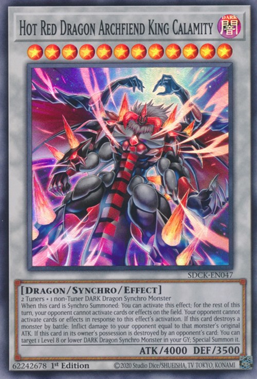 Hot Red Dragon Archfiend King Calamity [SDCK-EN047] Super Rare | Total Play