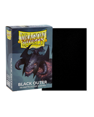 Dragon Shield: 100ct Outer Sleeves - Matte Black (Standard) | Total Play