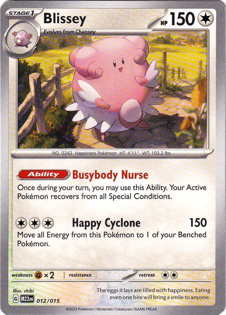 Blissey (012/015) [McDonald's Promos: 2023 Collection] | Total Play