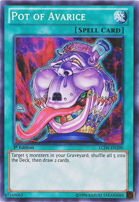 Pot of Avarice [LCJW-EN290] Secret Rare | Total Play