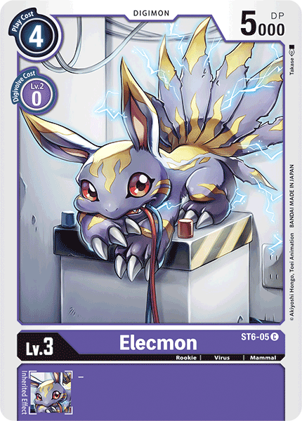 Elecmon [ST6-05] [Starter Deck: Venomous Violet] | Total Play