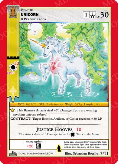 Unicorn [Cryptid Nation: Wilderness First Edition Theme Deck] | Total Play
