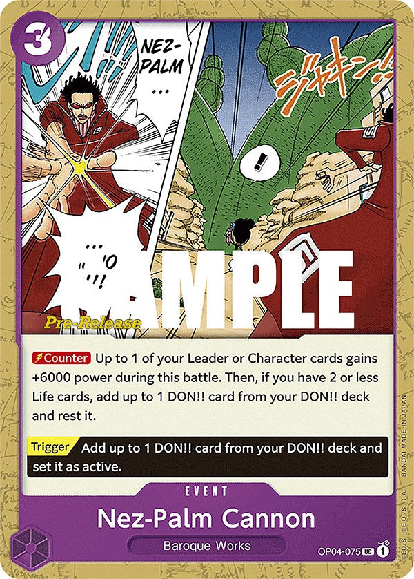 Nez-Palm Cannon [Kingdoms of Intrigue Pre-Release Cards] | Total Play