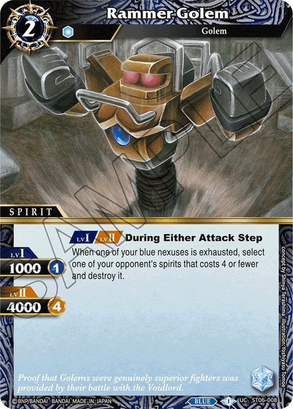 Rammer Golem (ST06-008) [Starter Deck 06: Bodies of Steel] | Total Play