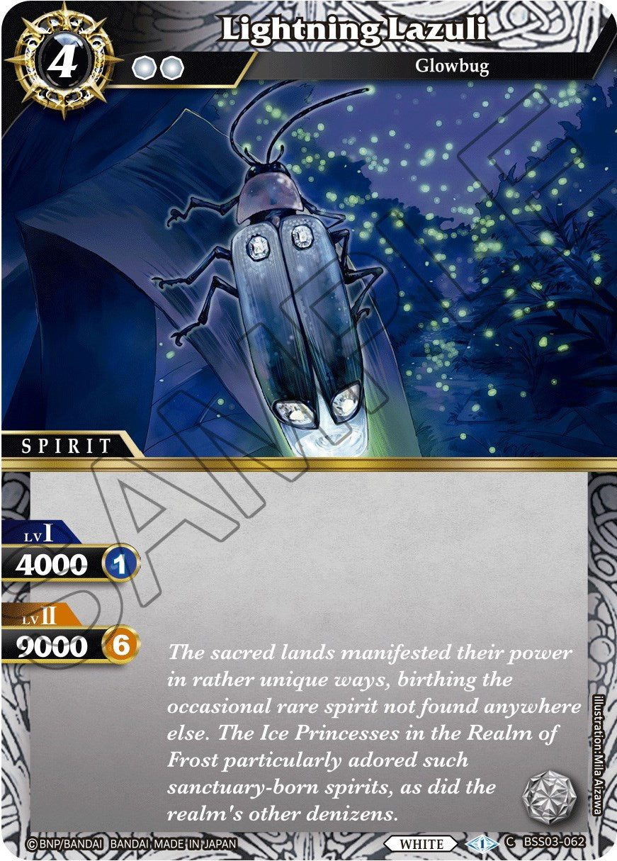 Lightning Lazuli (BSS03-062) [Aquatic Invaders] | Total Play