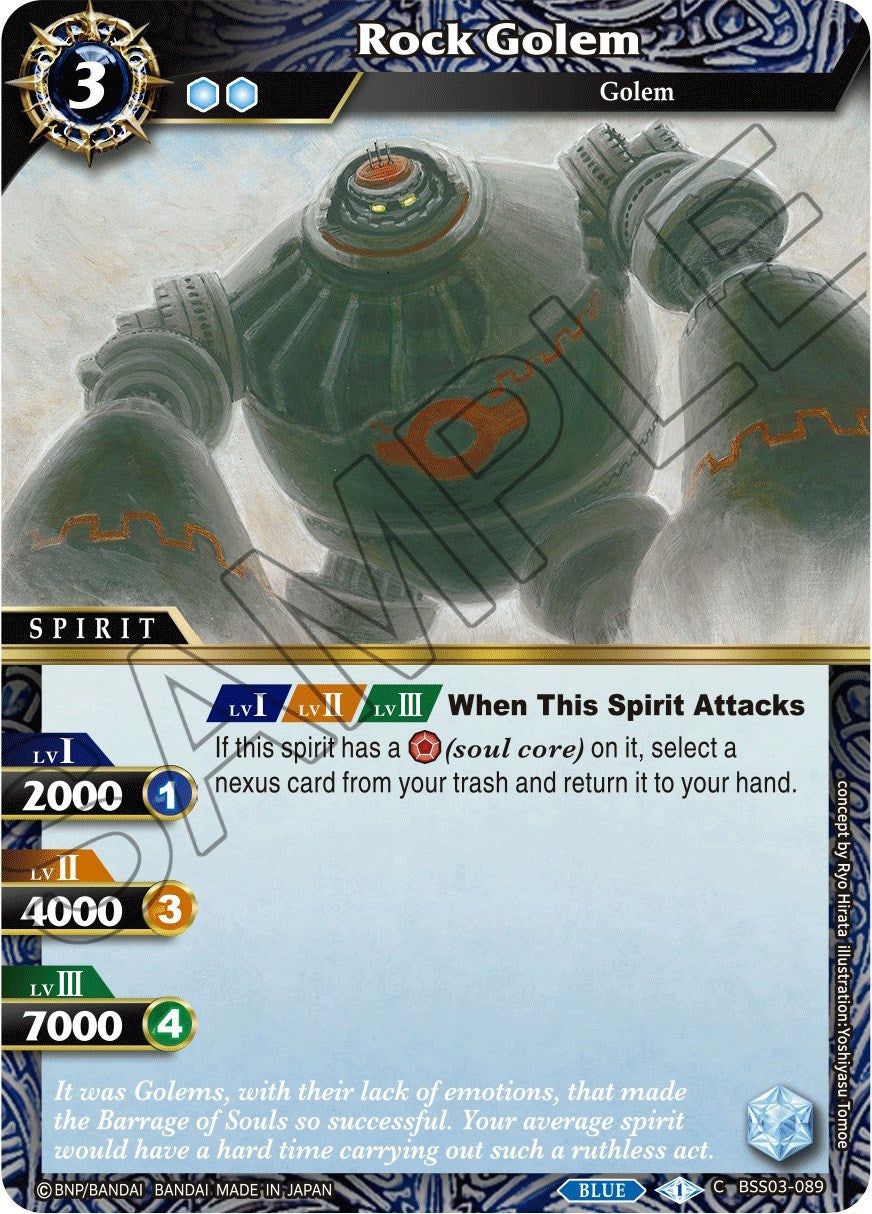 Rock Golem (BSS03-089) [Aquatic Invaders] | Total Play