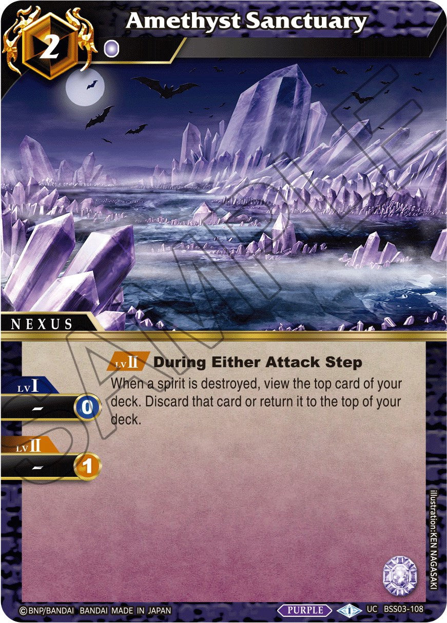 Amethyst Sanctuary (BSS03-108) [Aquatic Invaders] | Total Play