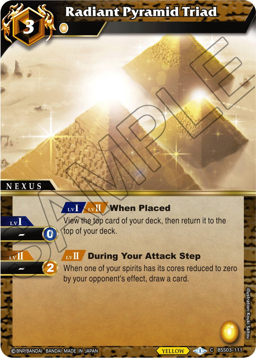 Radiant Pyramid Triad (BSS03-111) [Aquatic Invaders] | Total Play