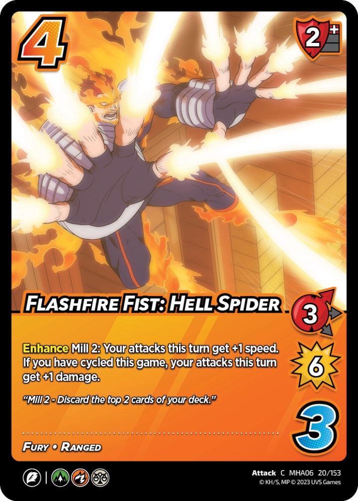 Flashfire Fist: Hell Spider [Jet Burn] | Total Play