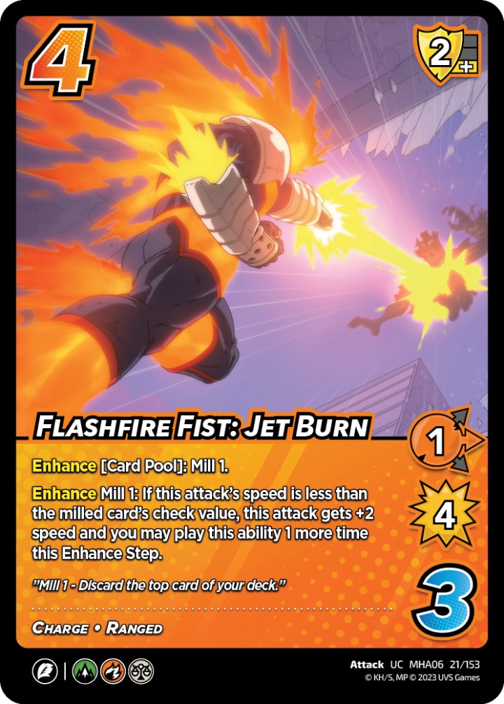 Flashfire Fist: Jet Burn [Jet Burn] | Total Play