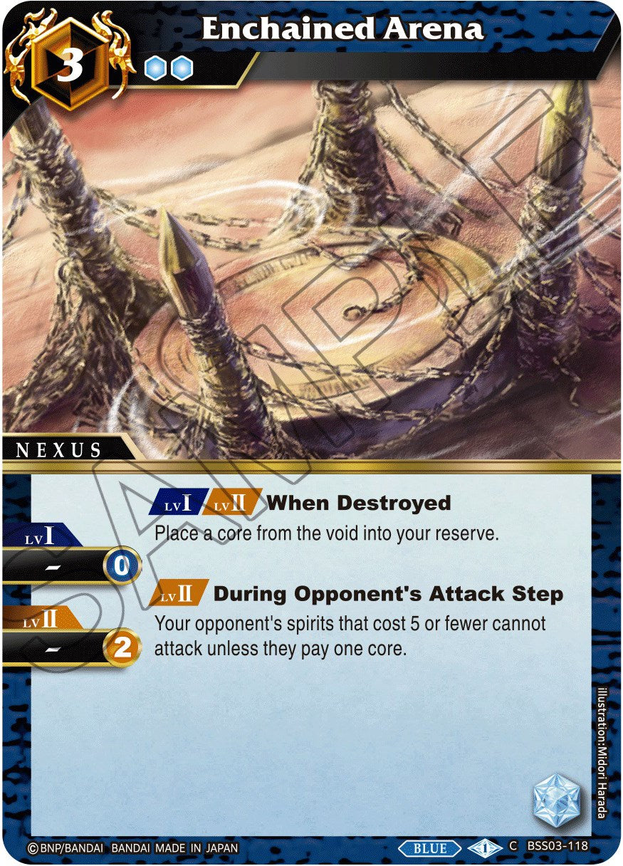 Enchained Arena (BSS03-118) [Aquatic Invaders] | Total Play