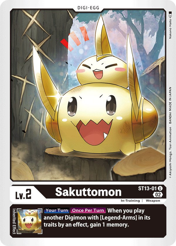 Sakuttomon [ST13-01] [Starter Deck: Ragnaloardmon] | Total Play