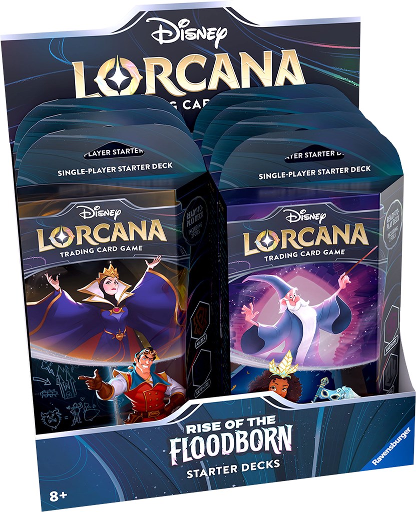 Disney Lorcana: Rise of the Floodborn Starter Deck Display | Total Play