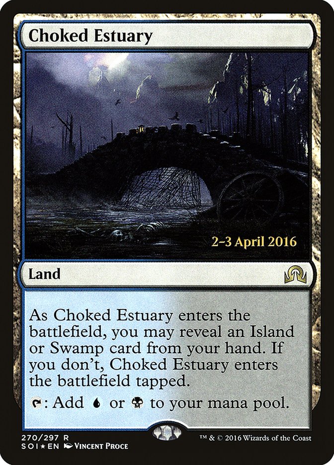 Choked Estuary [Shadows over Innistrad Prerelease Promos] | Total Play