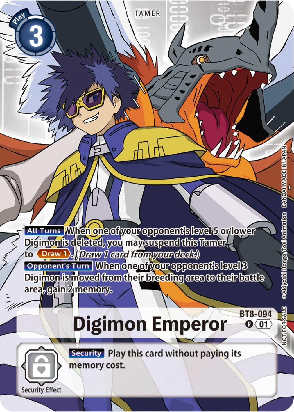 Digimon Emperor [BT8-094] (Tamer Party Pack -The Beginning-) [New Awakening] | Total Play