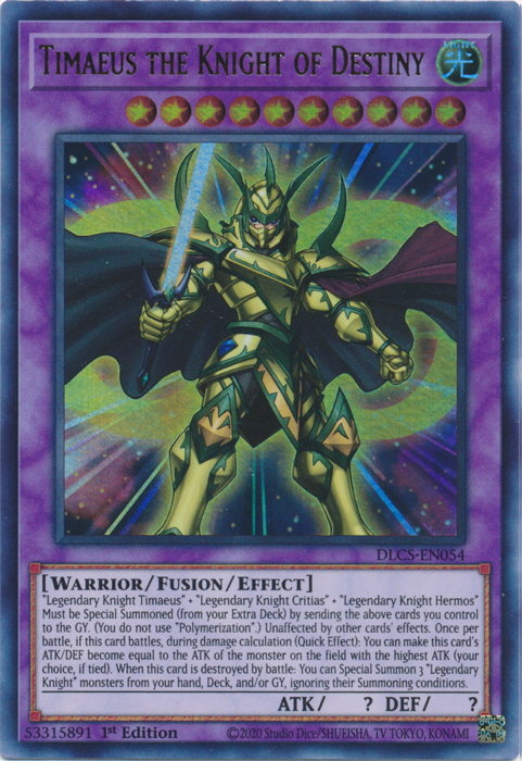 Timaeus the Knight of Destiny [DLCS-EN054] Ultra Rare | Total Play