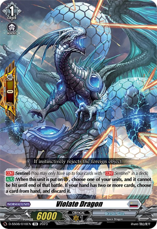Violate Dragon (D-SS08/010EN) [D-SS05: Festival Booster 2023] | Total Play