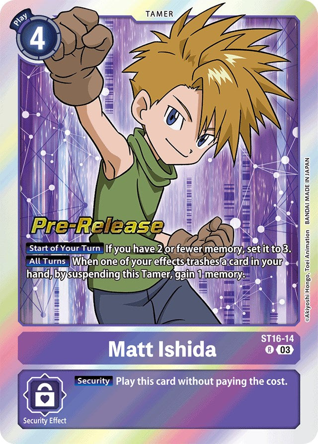 Matt Ishida [ST16-14] [Starter Deck: Wolf of Friendship Pre-Release Cards] | Total Play