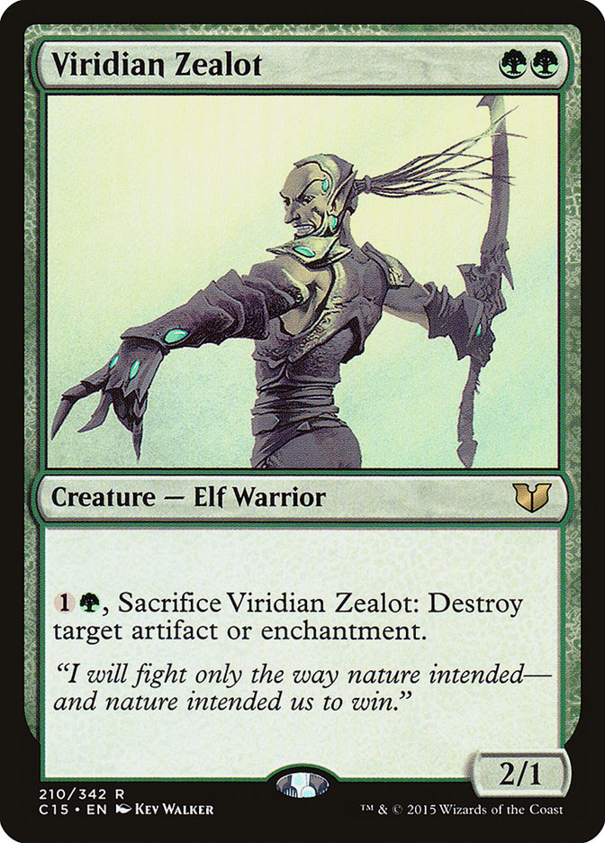 Viridian Zealot [Commander 2015] | Total Play