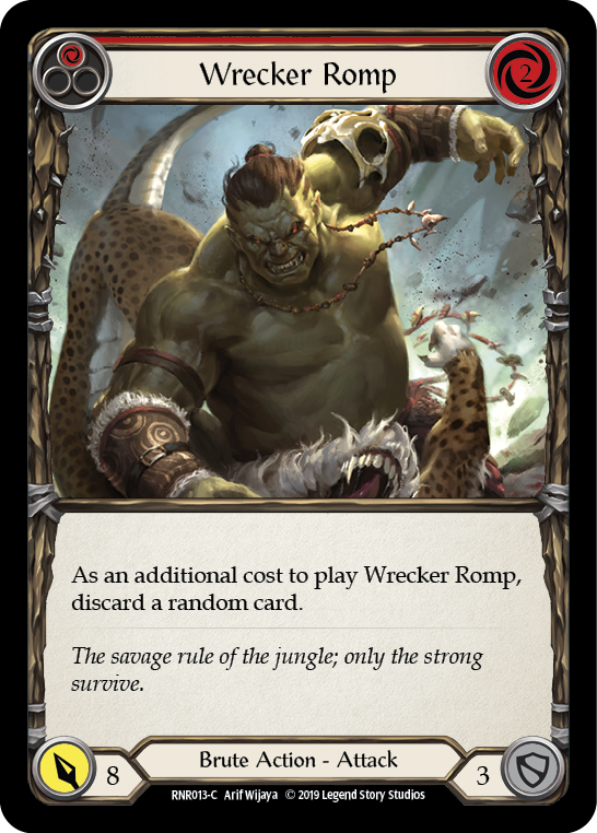 Wrecker Romp (Red) [RNR013-C] (Rhinar Hero Deck)  1st Edition Normal | Total Play