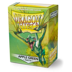 Dragon Shield: Standard 100ct Sleeves - Apple Green (Matte) | Total Play