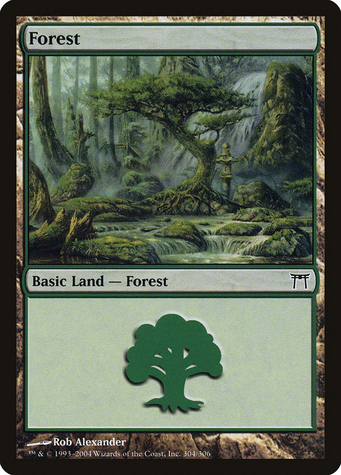 Forest (304) [Champions of Kamigawa] | Total Play