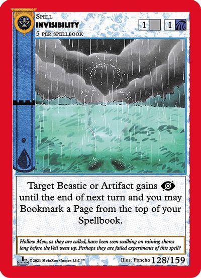 Invisibility [Cryptid Nation: First Edition] | Total Play