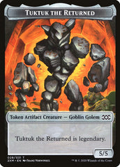 Ooze // Tuktuk the Returned Double-Sided Token [Double Masters Tokens] | Total Play