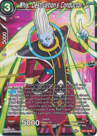 Whis, Destruction's Conductor (EX11-03) [Universe 7 Unison] | Total Play