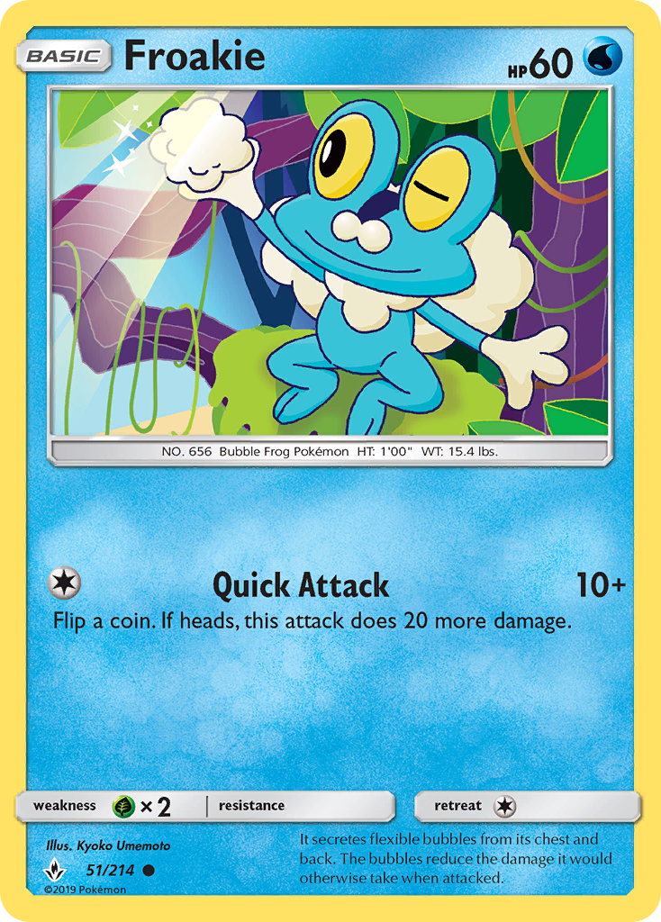 Froakie (51/214) [Sun & Moon: Unbroken Bonds] | Total Play