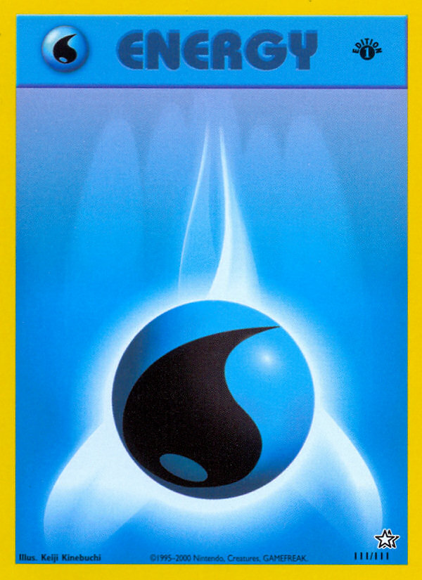 Water Energy (111/111) [Neo Genesis 1st Edition] | Total Play