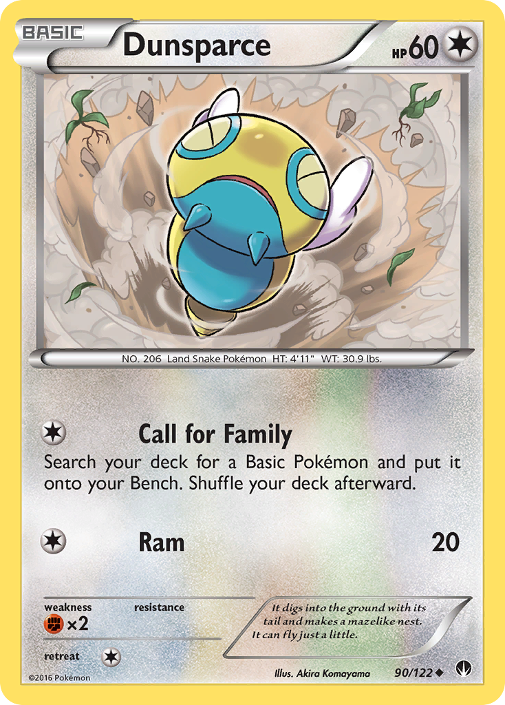 Dunsparce (90/122) [XY: BREAKpoint] | Total Play