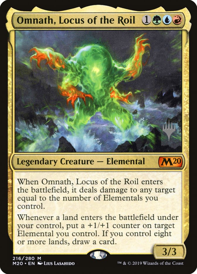 Omnath, Locus of the Roil (Promo Pack) [Core Set 2020 Promos] | Total Play