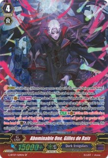 Abominable One, Gilles de Rais (G-BT07/S29EN) [Glorious Bravery of Radiant Sword] | Total Play