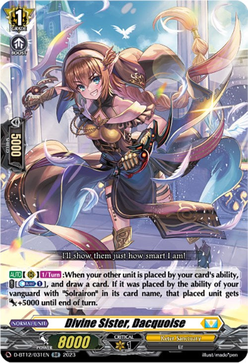 Divine Sister, Dacquoise (D-BT12/031EN) [Evenfall Onslaught] | Total Play