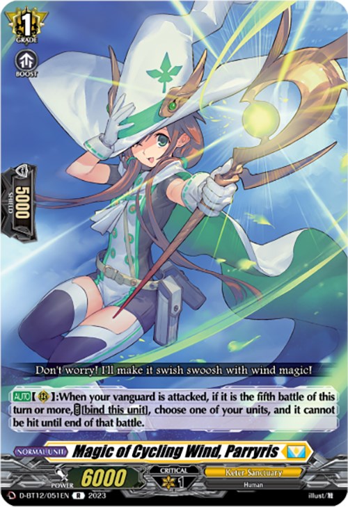 Magic of Cycling Wind, Parryris (D-BT12/051EN) [Evenfall Onslaught] | Total Play
