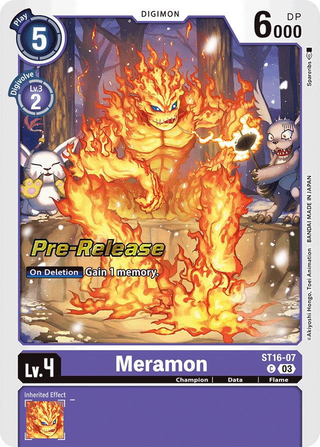 Meramon [ST16-07] [Starter Deck: Wolf of Friendship Pre-Release Cards] | Total Play