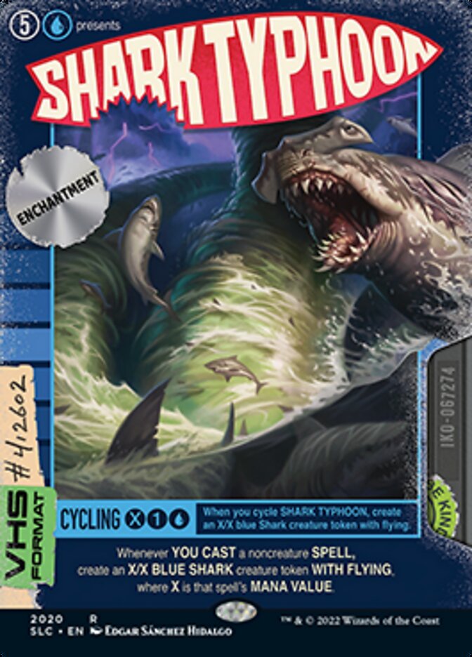 Shark Typhoon (Borderless Alternate Art) [Secret Lair 30th Anniversary Countdown Kit] | Total Play