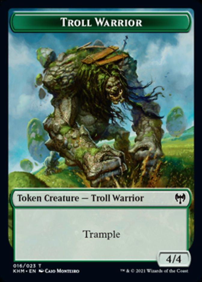 Troll Warrior Token [Kaldheim Tokens] | Total Play