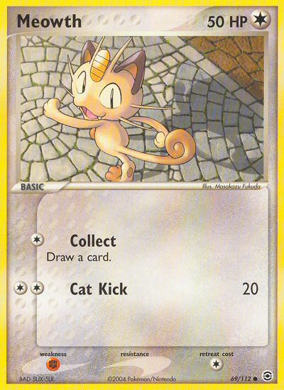 Meowth (69/112) [EX: FireRed & LeafGreen] | Total Play