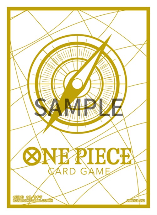 Bandai: 10ct Card Sleeves - Standard Gold | Total Play