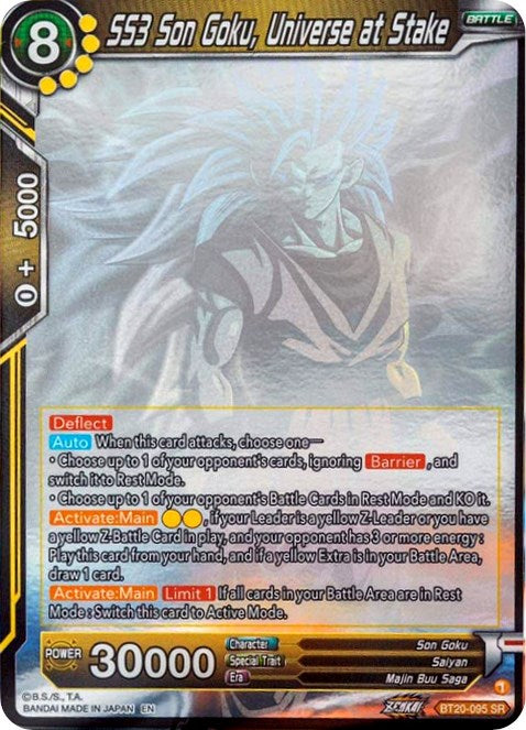 SS3 Son Goku, Universe at Stake (Hologram) (BT20-095) [Power Absorbed] | Total Play